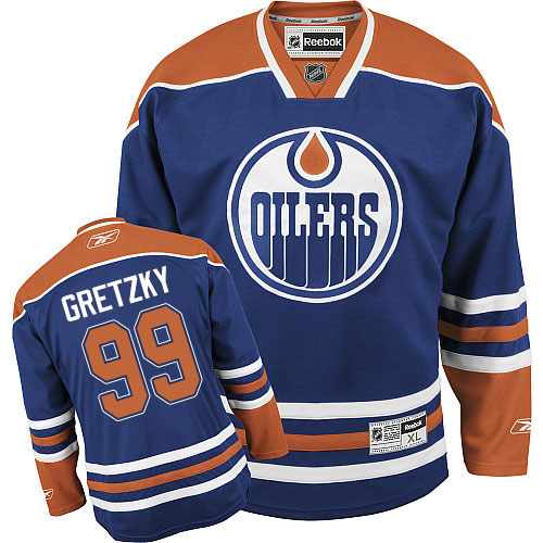 Reebok Wayne Gretzky Edmonton Oilers Premier Jersey - Away/Dark